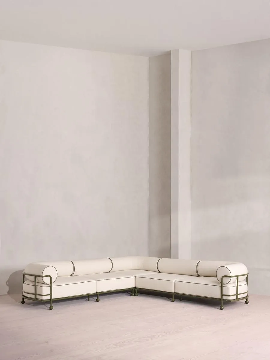 Gaspard L-Shaped Corner Sofa - Off White product