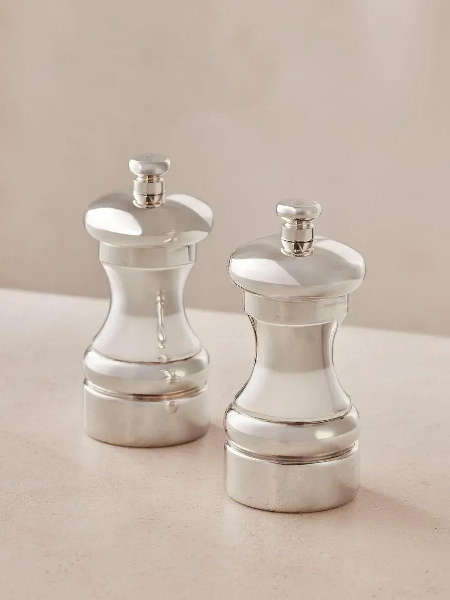 Gino Salt & Pepper Shakers - Silver Plated by Soho Home
