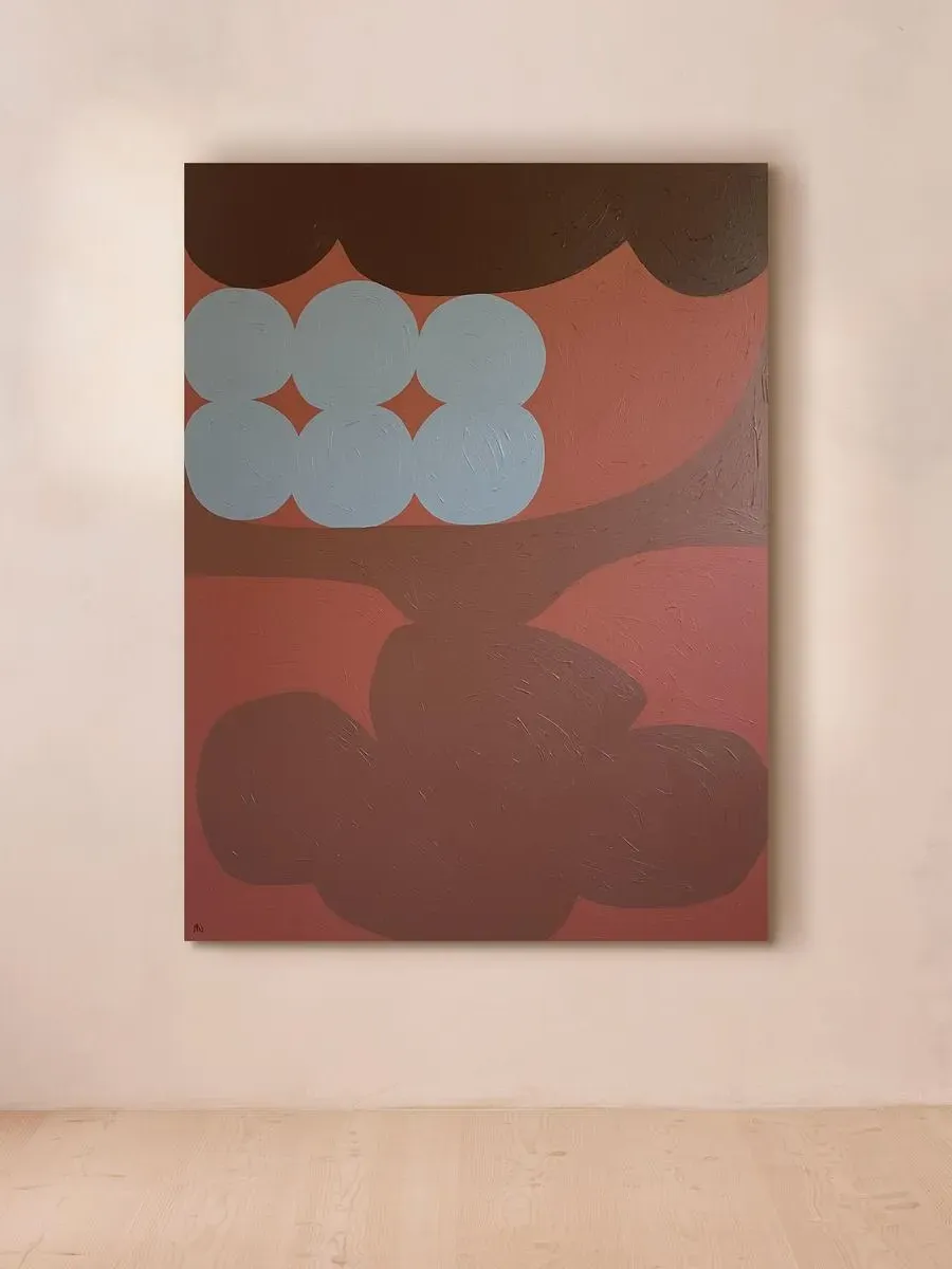 Growing by Laurie Maun Original Abstract Painting - Acrylic on Canvas product