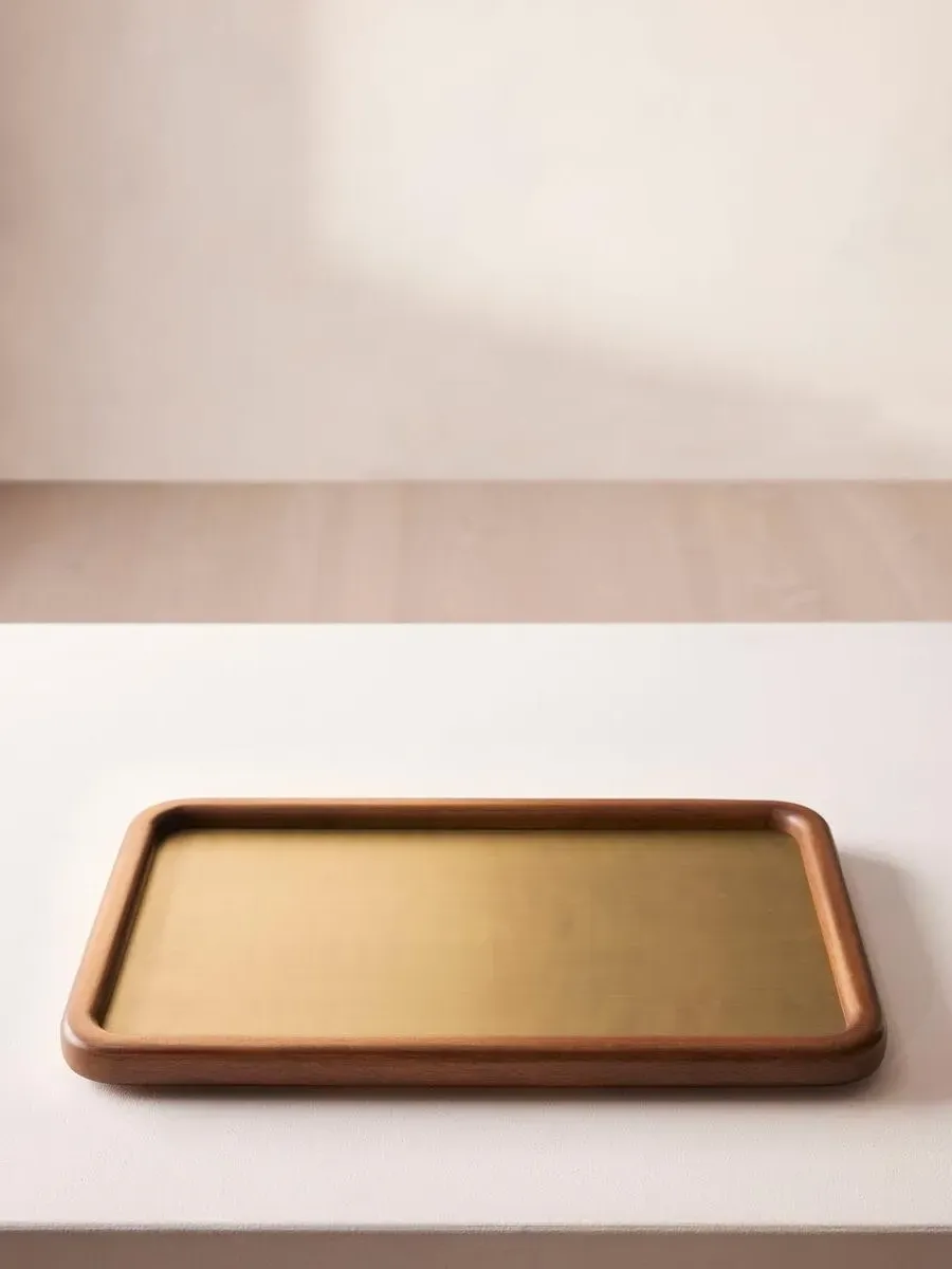 Hadlow Serving Tray - Walnut, Mango Wood product