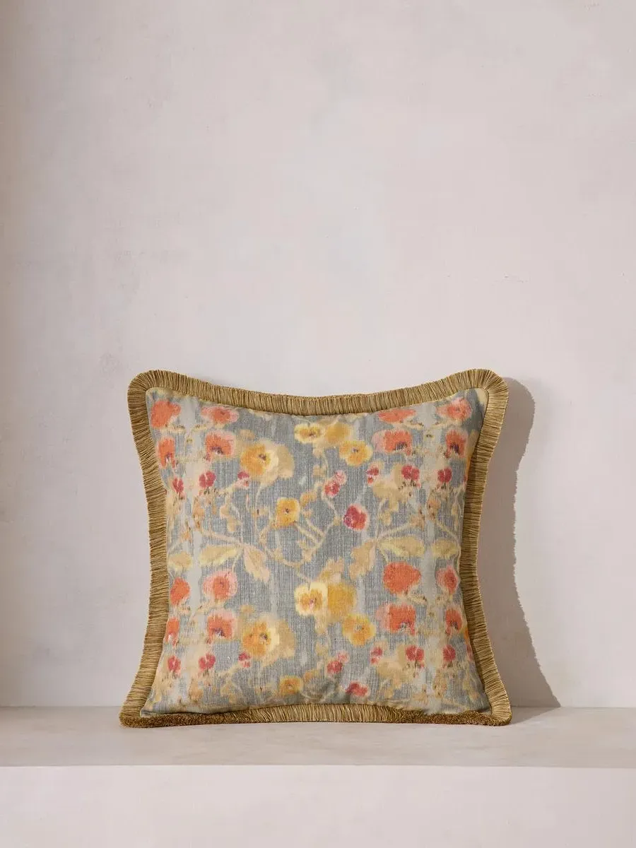 Halsey Square Cushion - Warp-Printed Silk product