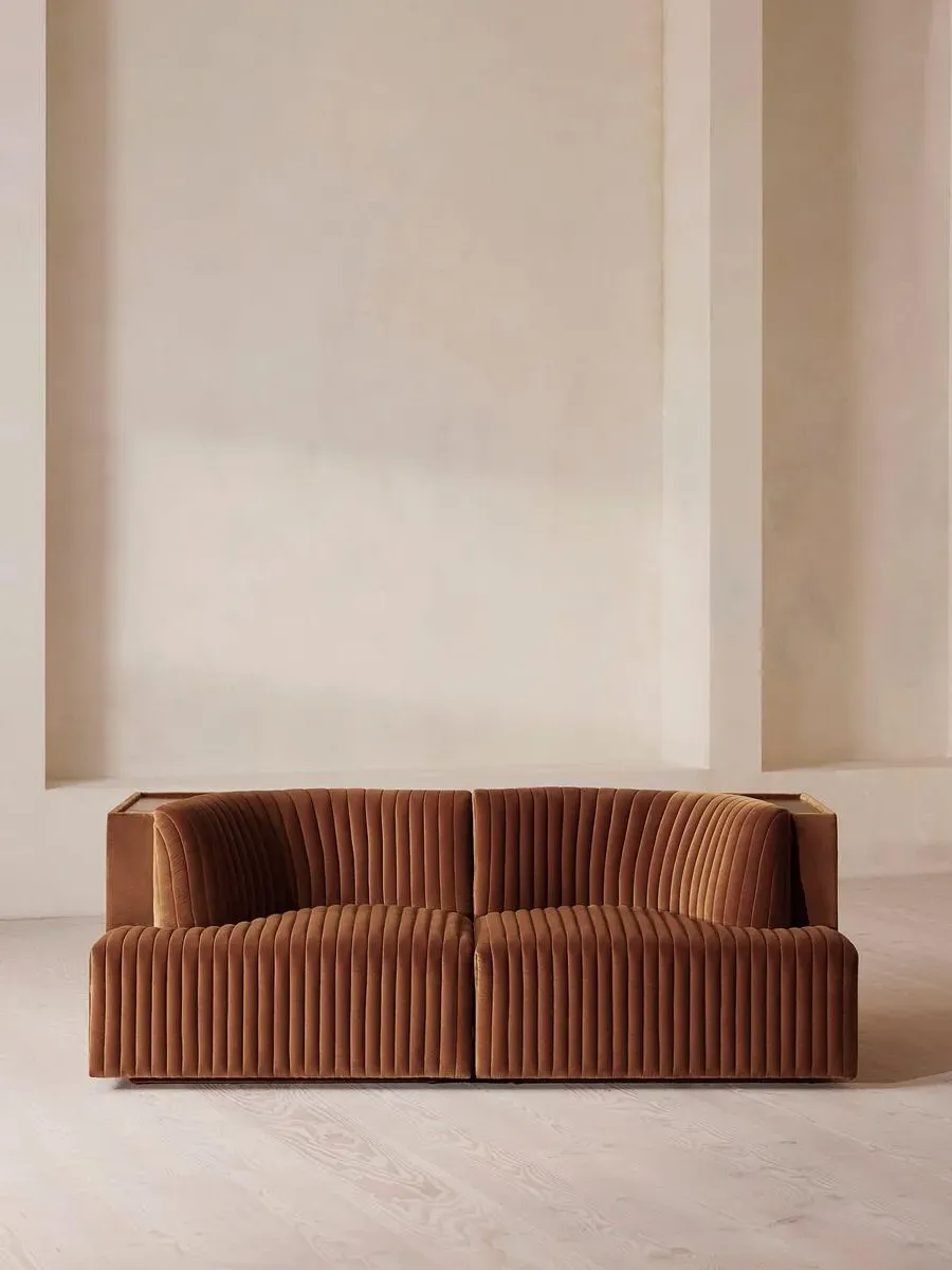 Hamish 3-Seater Modular Sofa - Cinnamon, Velvet product