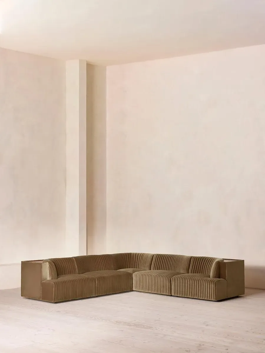 Hamish Corner Sofa - Truffle, Velvet product