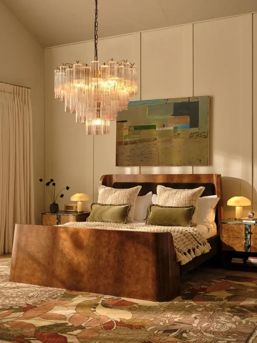 Heidi King Size Bed Frame - Chocolate, Velvet product