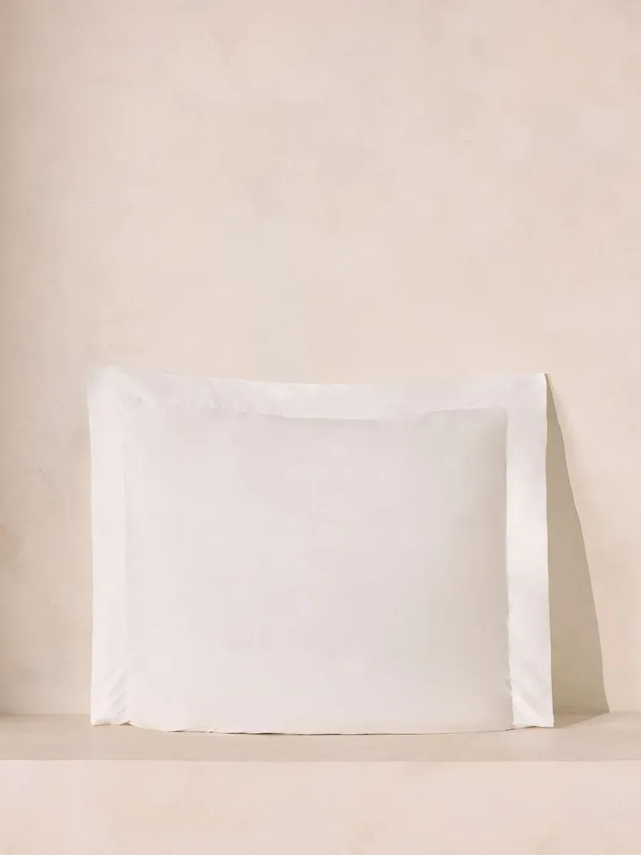 House Square Pillowcase - White, Egyptian Cotton product