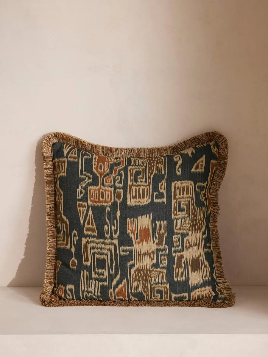 Indah Square Cushion - Linen product