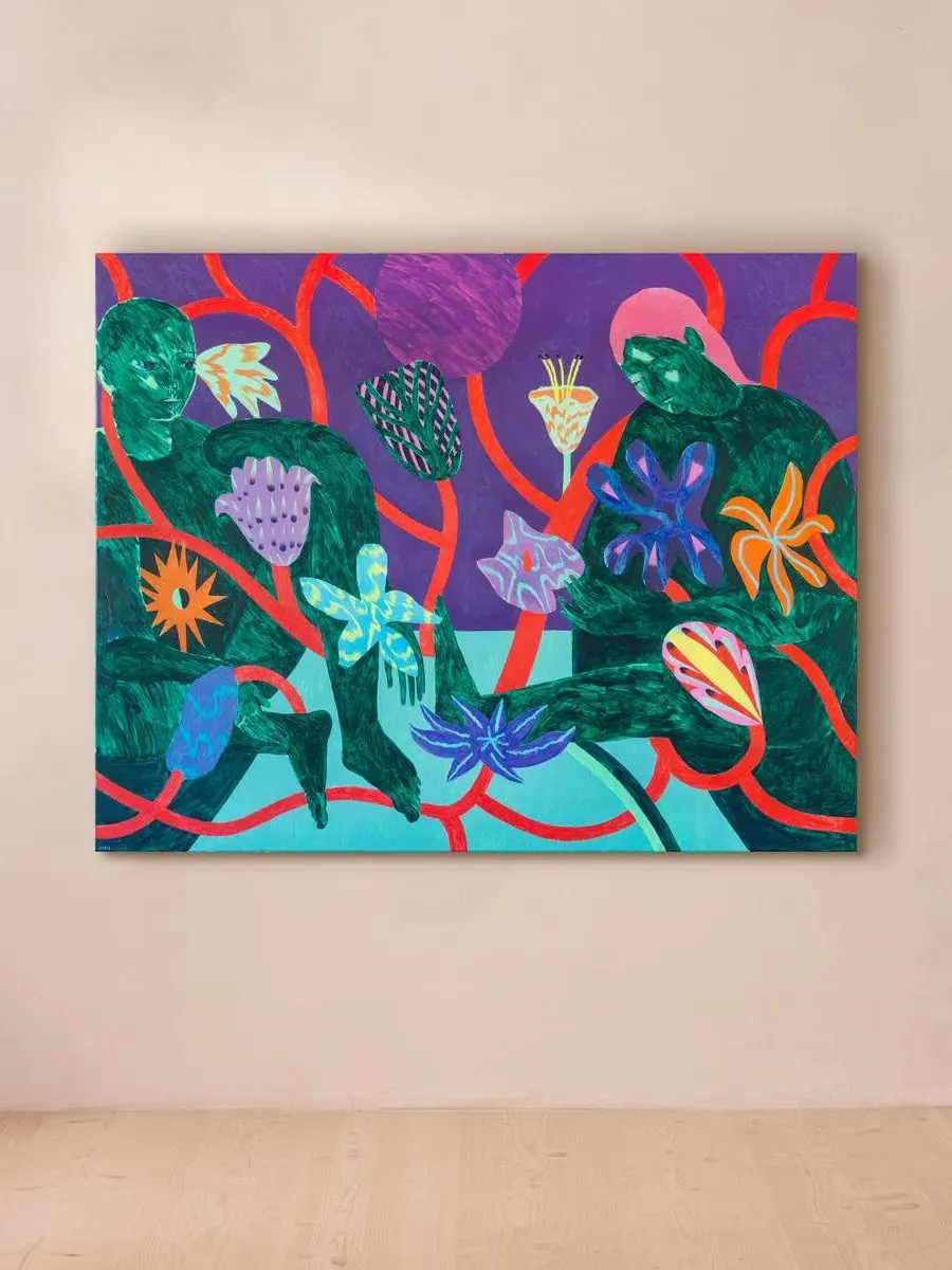 'Inventing Flowers' by Aliaksandr Biruk Canvas Art by Soho Home
