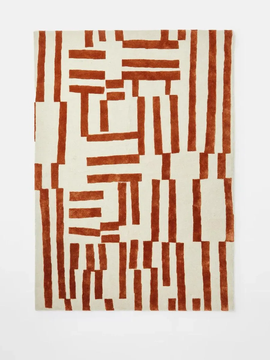 Jarrett Swatch Rug - Rust, Wool-Blend product
