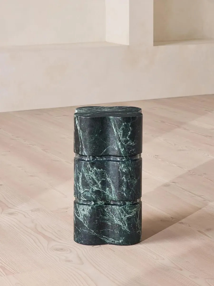 Kahlo Side Table - Verde Alpi Marble product