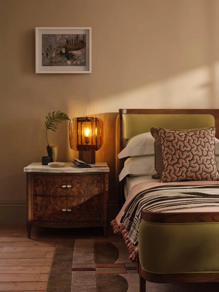 Valerie Large Bedside Table - Arabescato Corchia Marble product