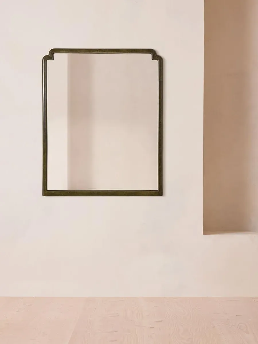 Lennox Wall Mirror - Olive Oak Burl by Soho Home