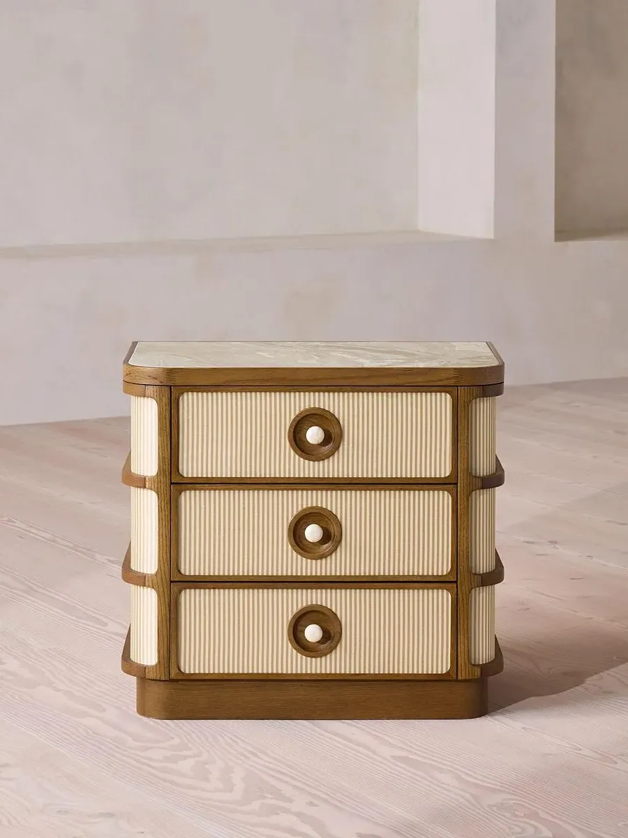 Leo Bedside Table - Royal Diana Marble product
