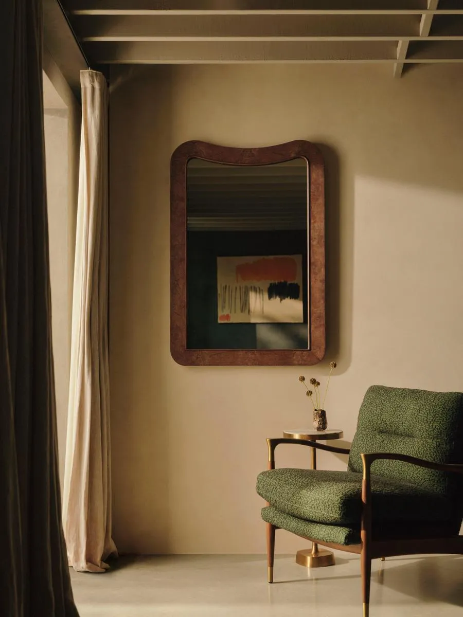 Matilda Wall Mirror - Oak Burl product