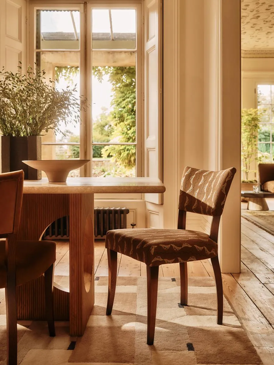 Molina Dining Armless Chair (Set of 2) - Deklan Linen by Soho Home