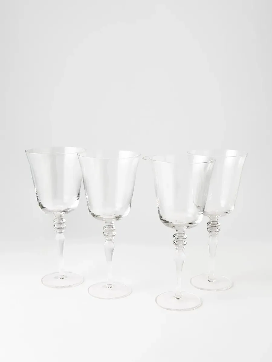 Newington Red Wine Glass Set of Four - Glass by Soho Home