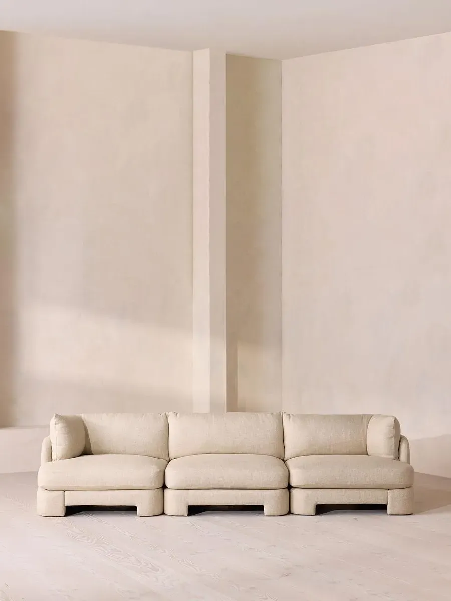 Odell 4-Seater Modular Sofa - Textured Linen product