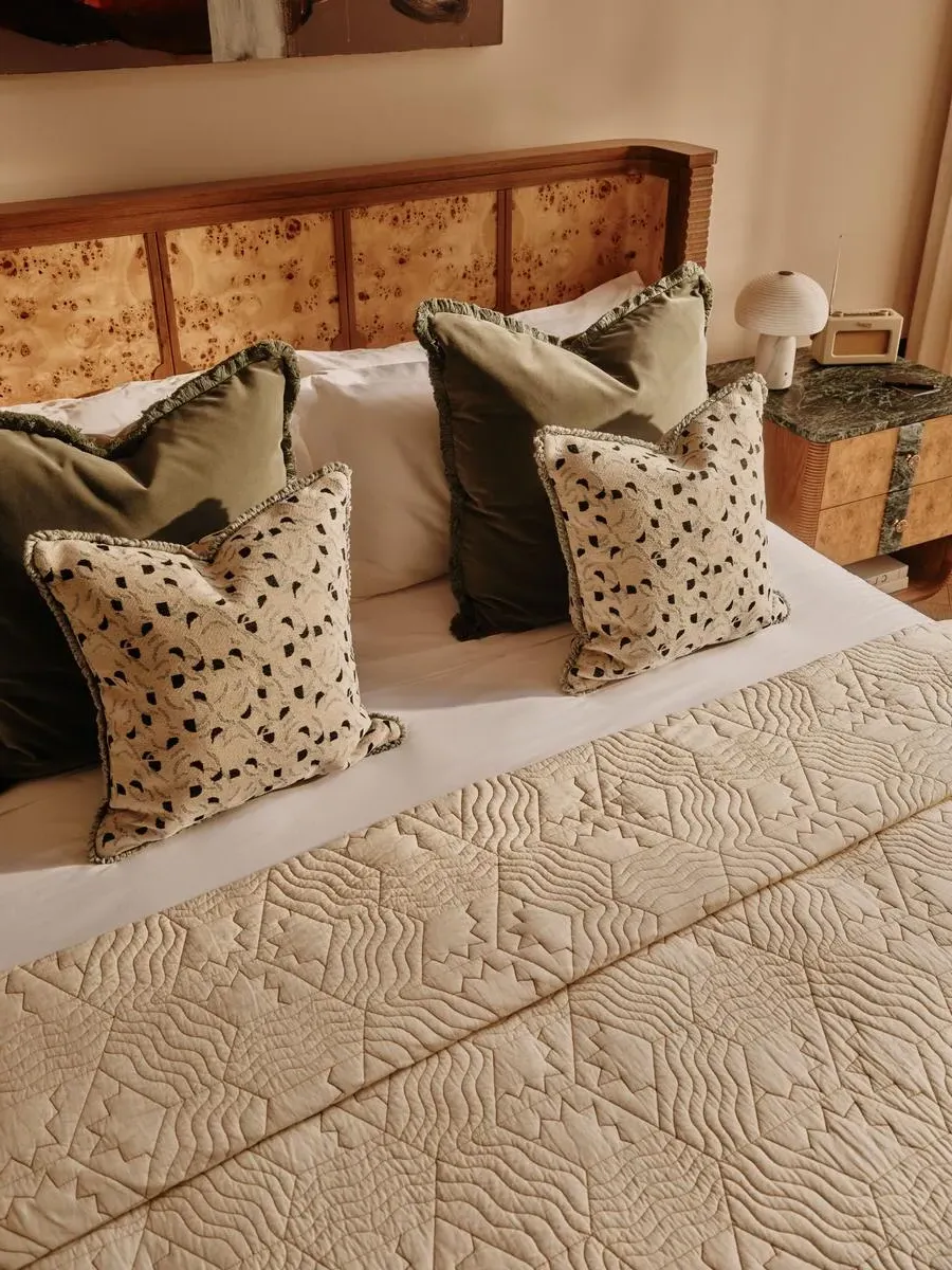 Olia Square Cushion - Cream, Chenille product