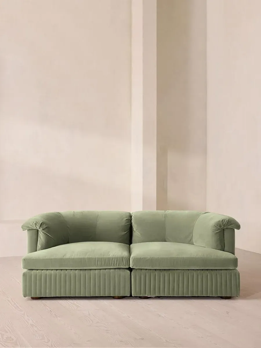 Oona 3-Seater Modular Sofa - Seafoam, Velvet product