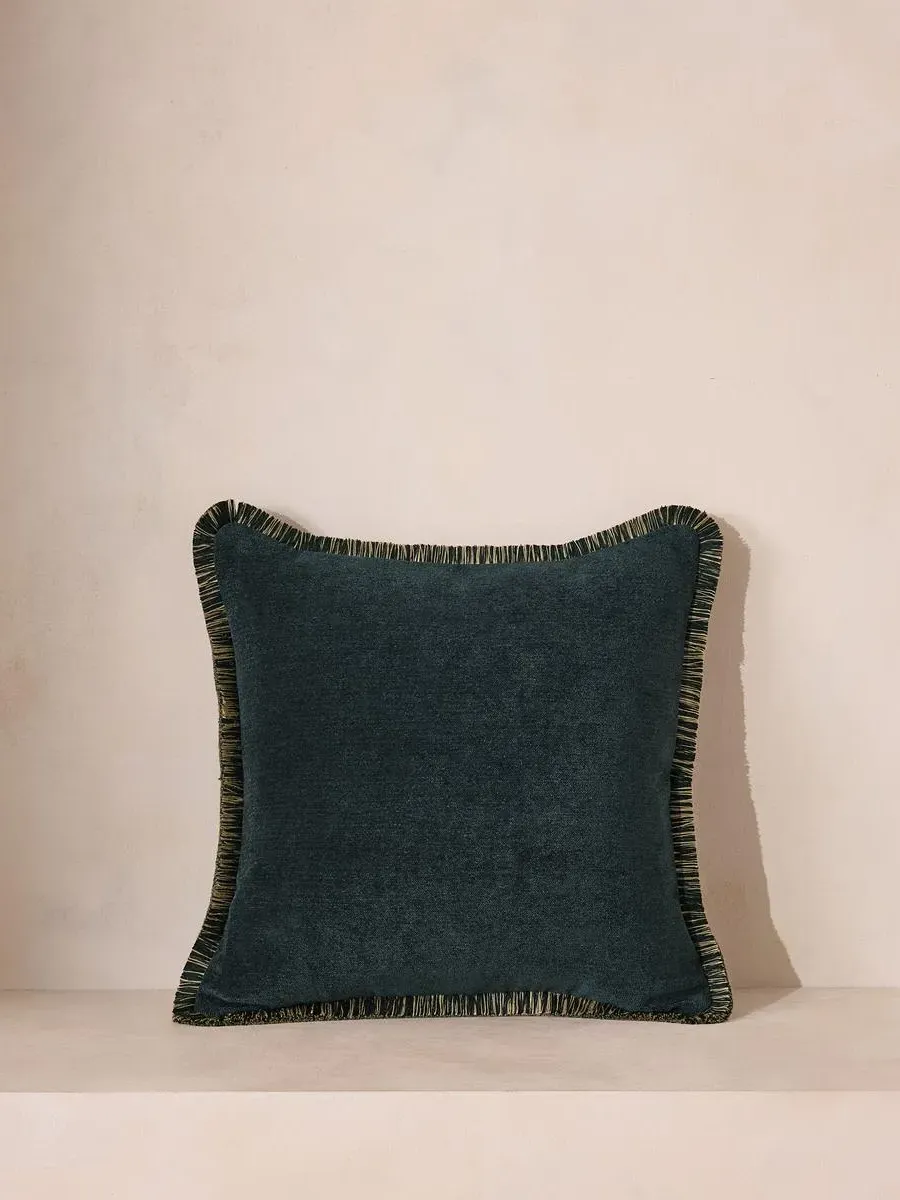 Orlaine Square Cushion - Midnight, Linen Chenille product