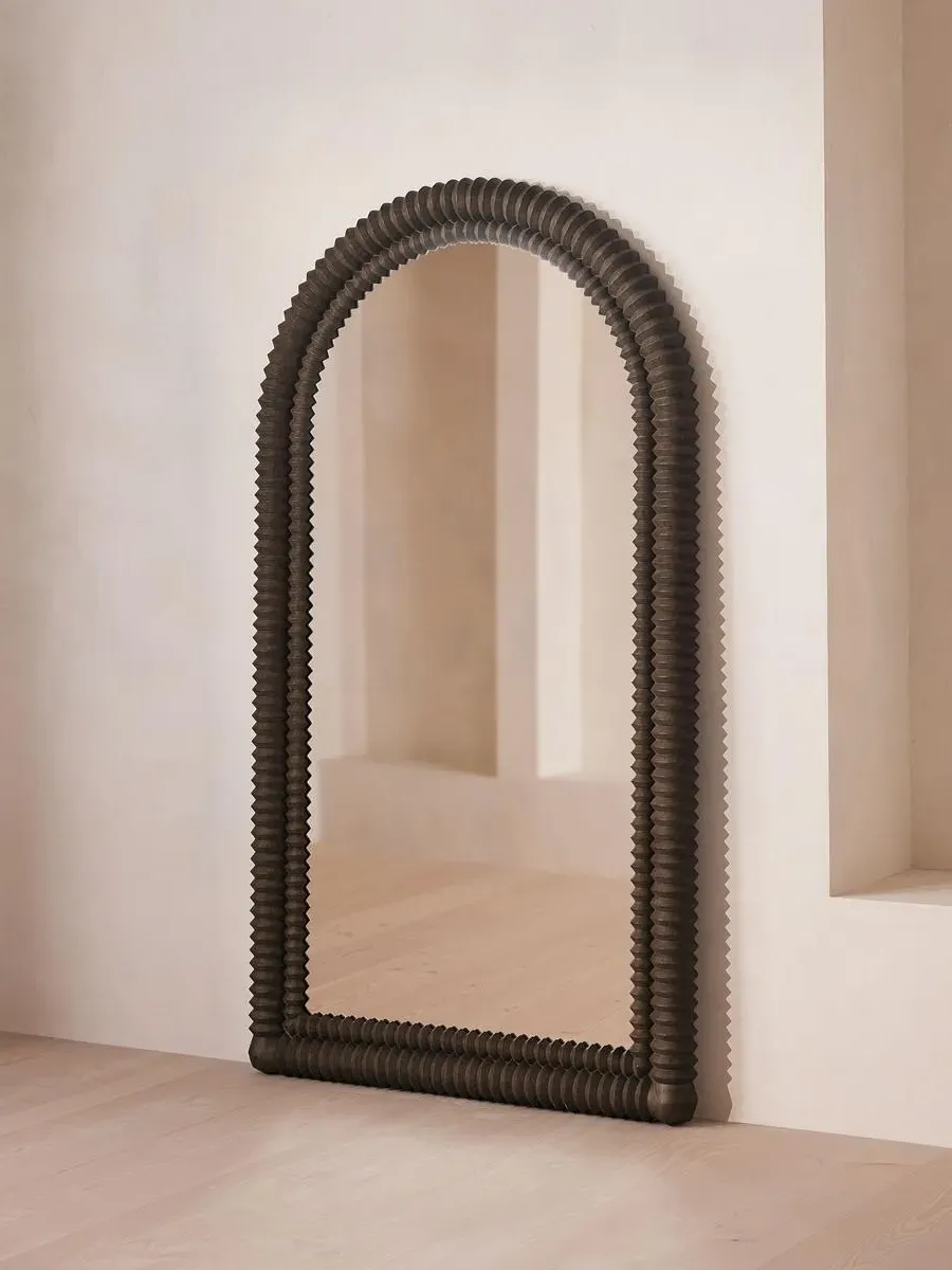 Oversized Floor Mirror - Wood-Effect Frame product