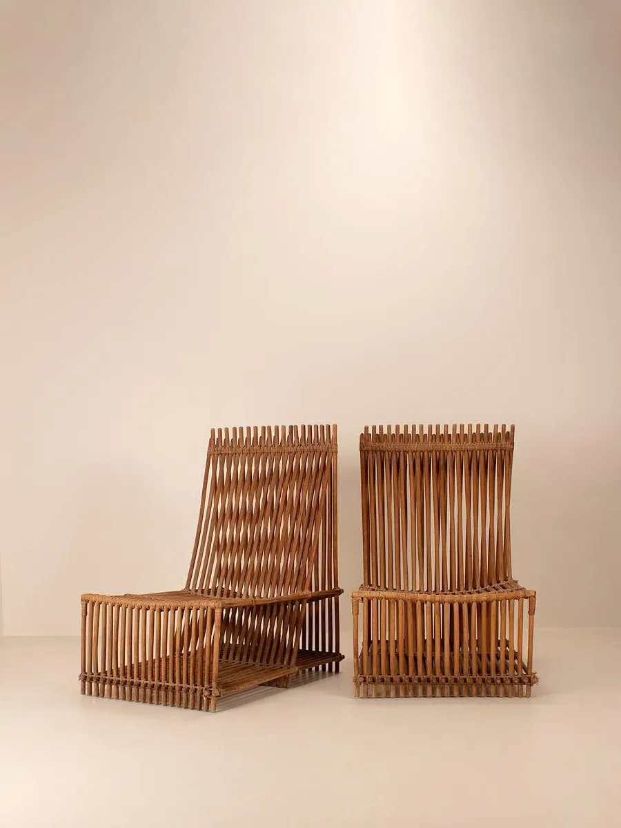 Pair of Decorative Chairs - Bamboo product