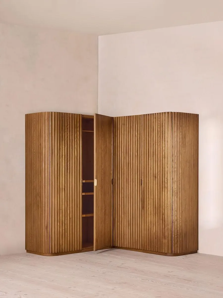 Railton Modular Corner Wardrobe Left - Oak product