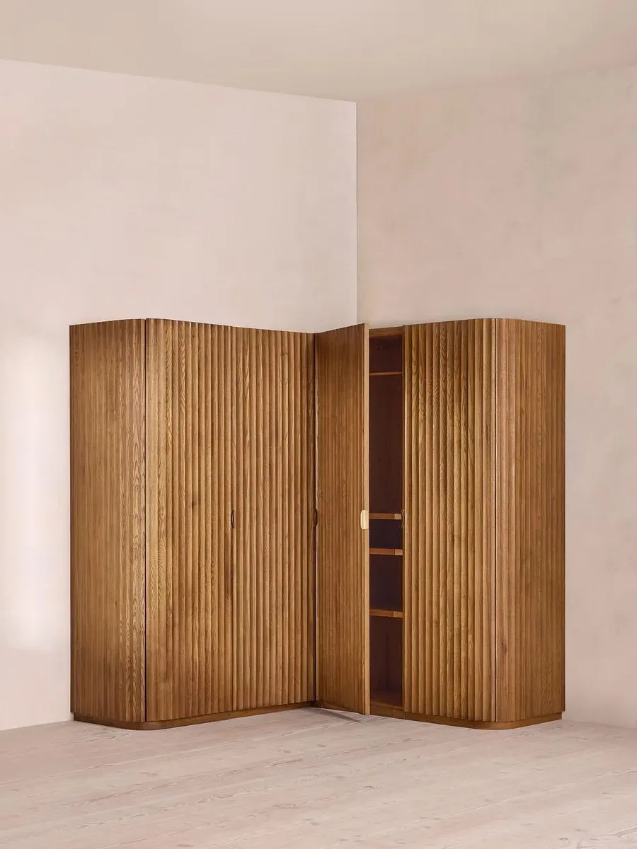 Railton Right Corner Modular Wardrobe - Oak product