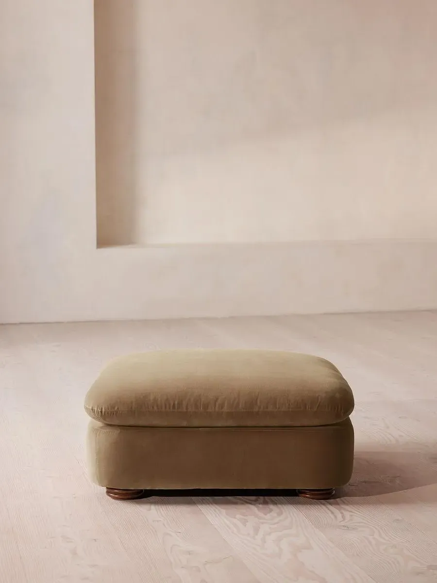 Rava Ottoman - Truffle, Velvet product