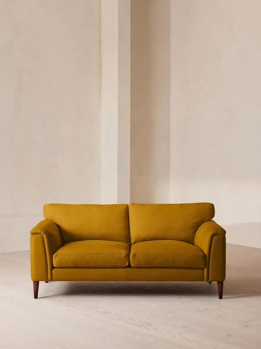 Reya 2-Seater Sofa - Turmeric, Linen by Soho Home