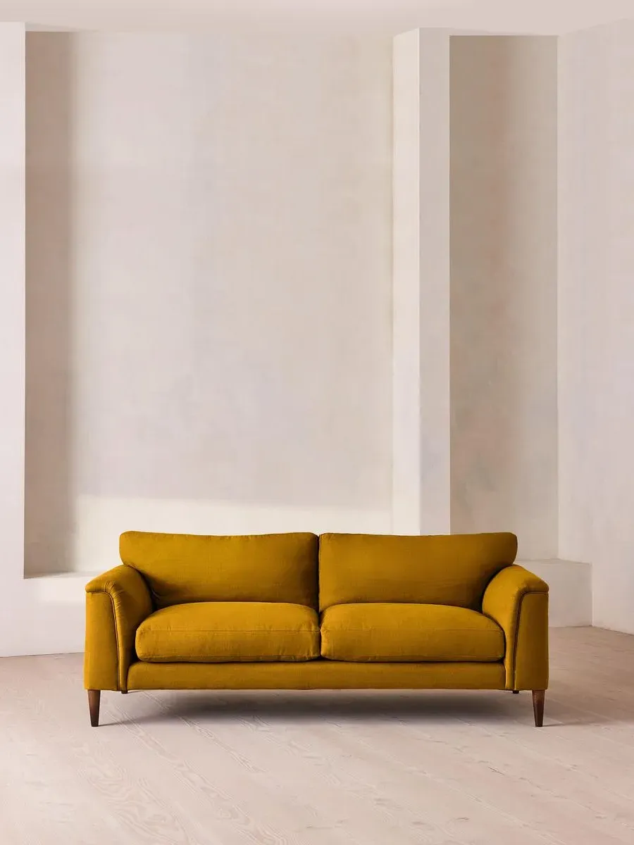 Reya 3-Seater Sofa - Turmeric, Linen by Soho Home