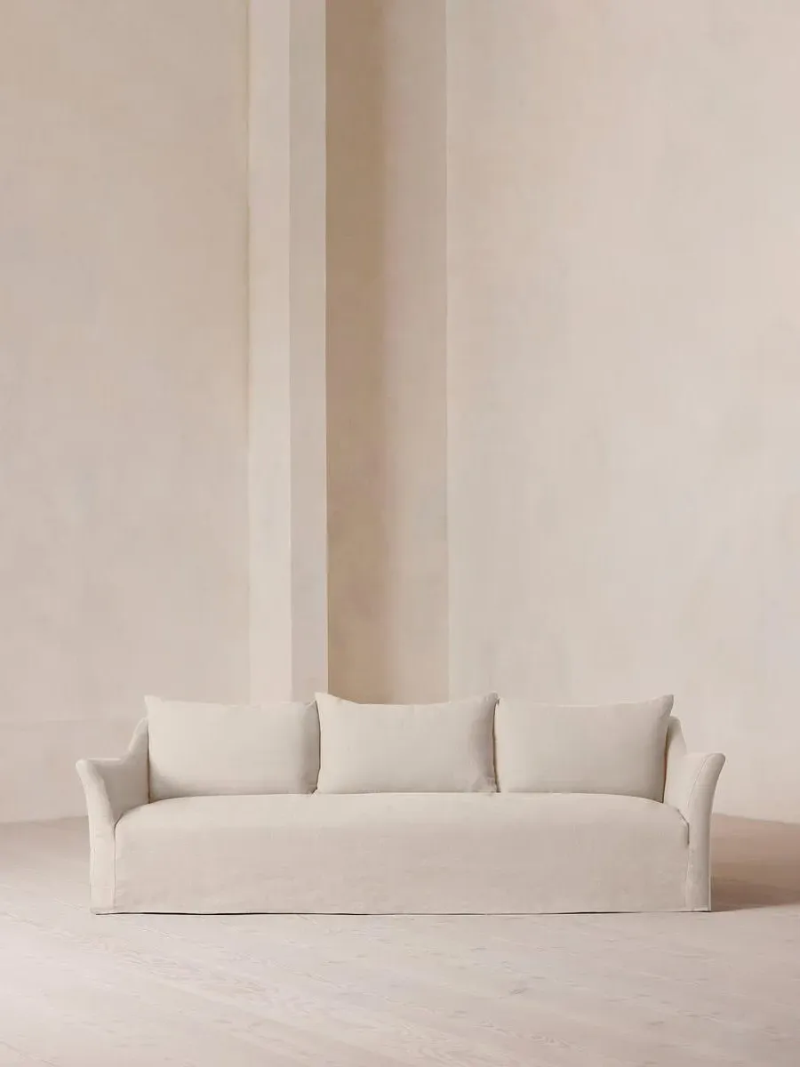 Roma 4-Seater Sofa - Bisque, Linen product