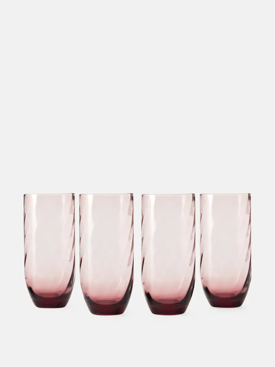 Rosendale Highball Glass Set of Four - Amethyst product