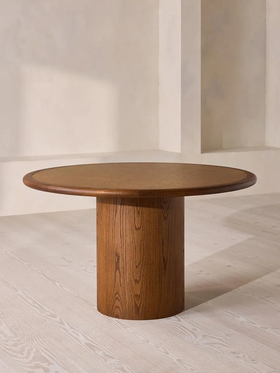 Round Dining Table - Dark, Oak product