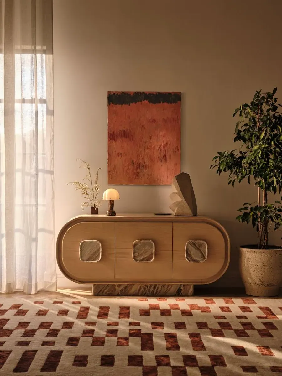 Samson Sideboard - Terra Bianca Marble, Douglas Fir product