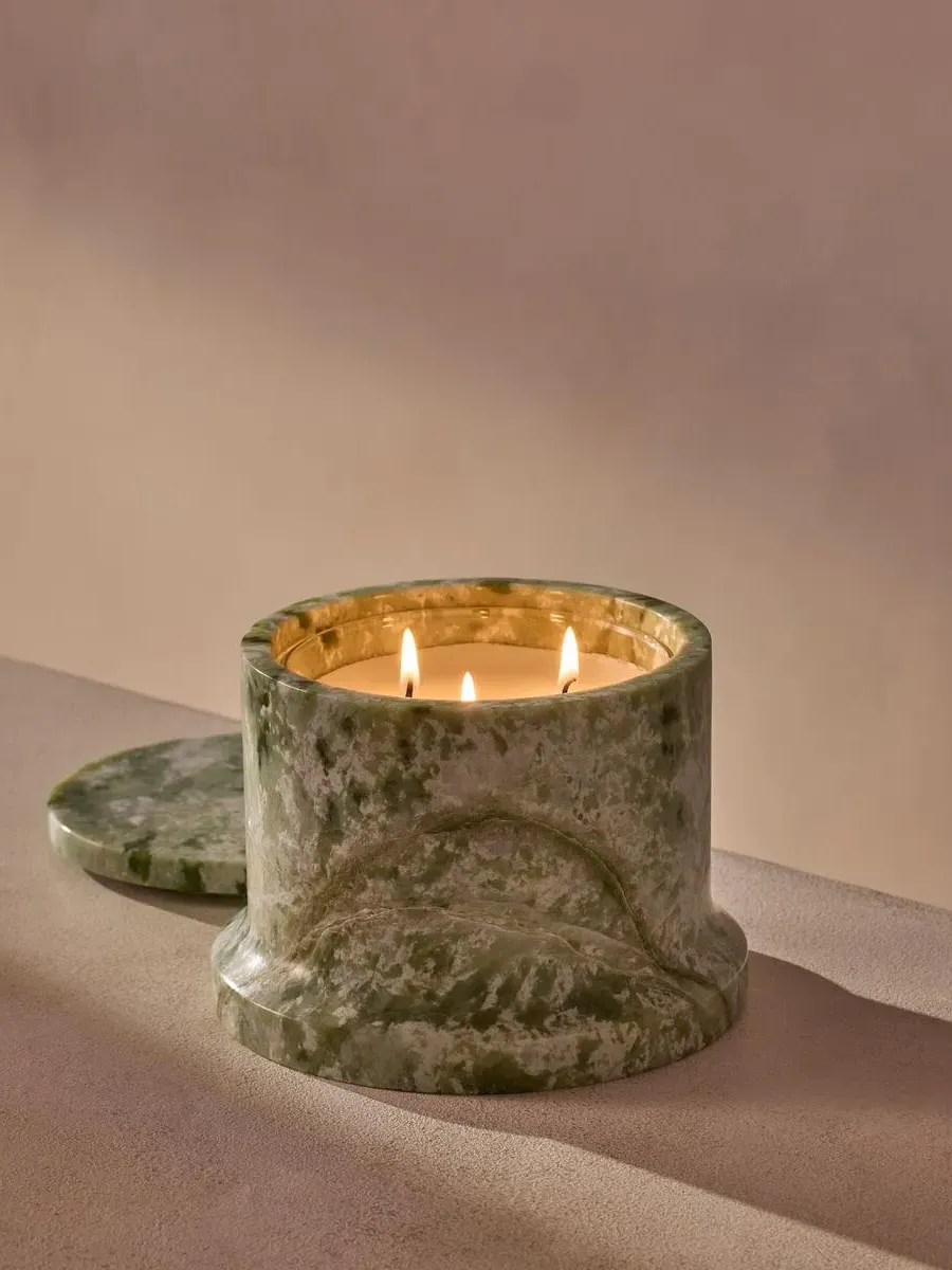 Sicilian Thyme Apple Jade Marble Candle - 660g by Soho Home