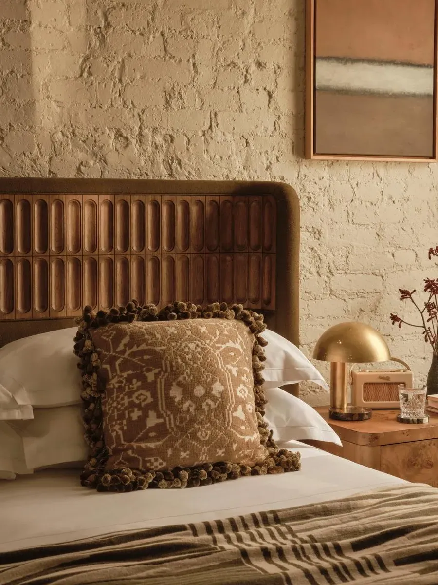 Silvanus Square Cushion - Olive Green, Jacquard product