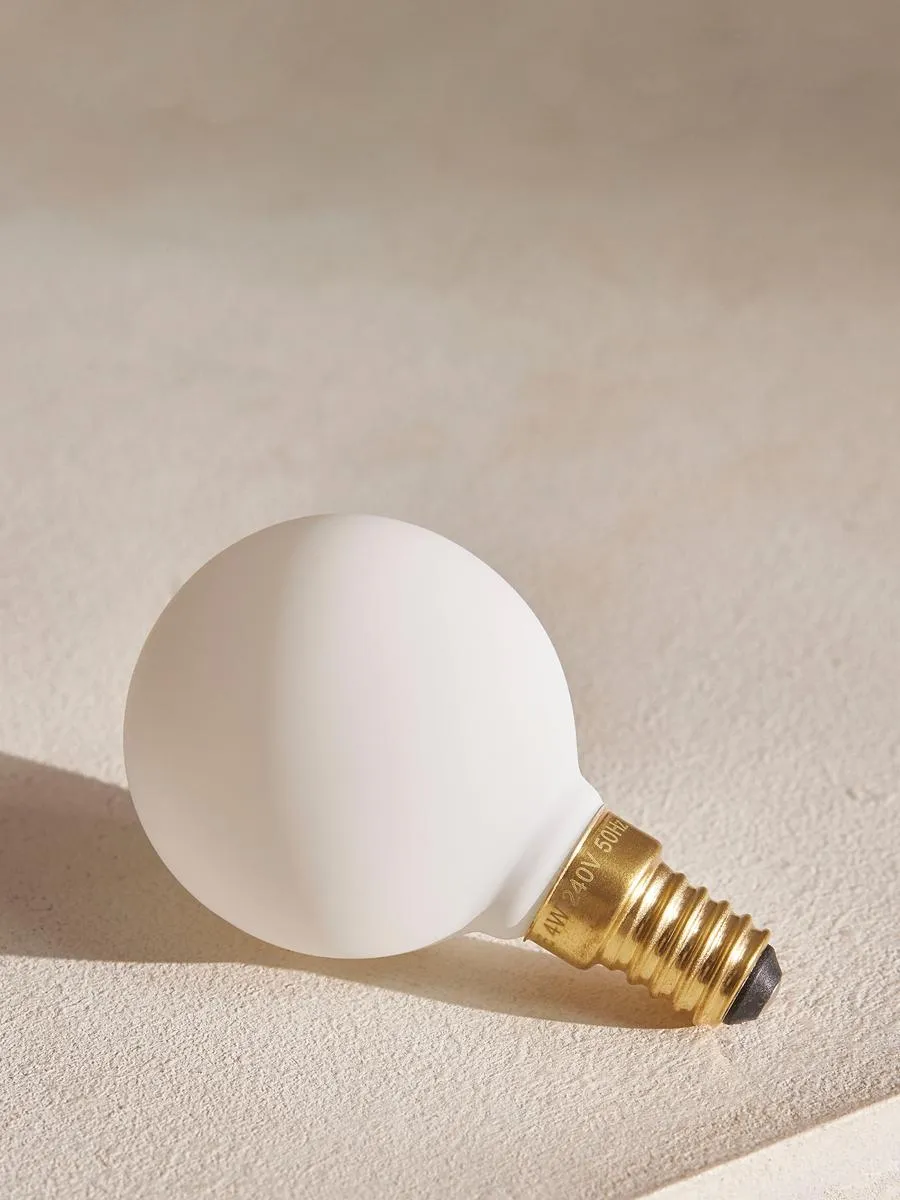 Tala Sphere I E14 4W LED Bulb - Matt White by Soho Home