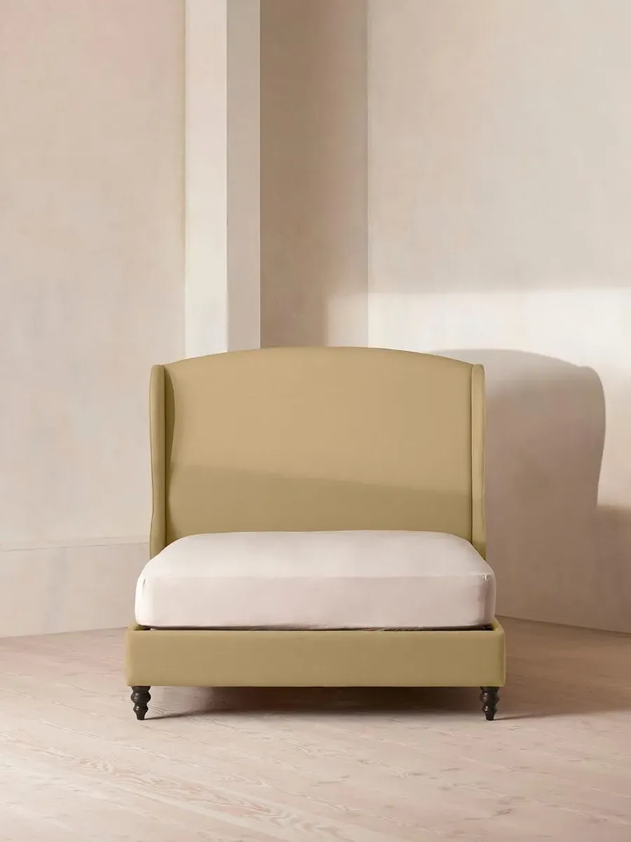 Rivas Super King Size Bed - Wheat, Linen by Soho Home