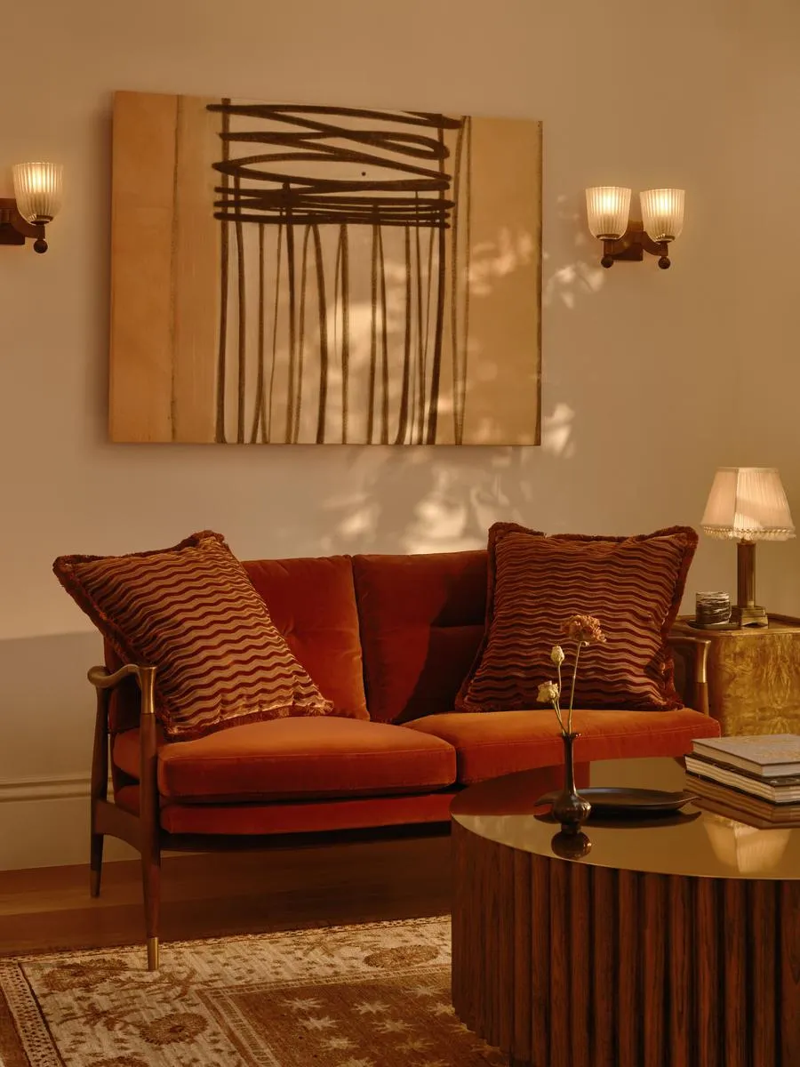 Teuser Square Cushion - Rust, Velvet product