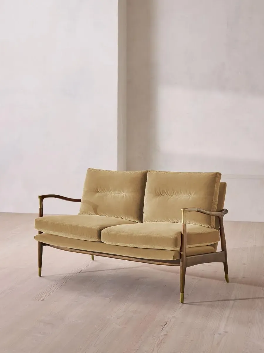 Theodore 2-Seater Sofa - Camel, Velvet product