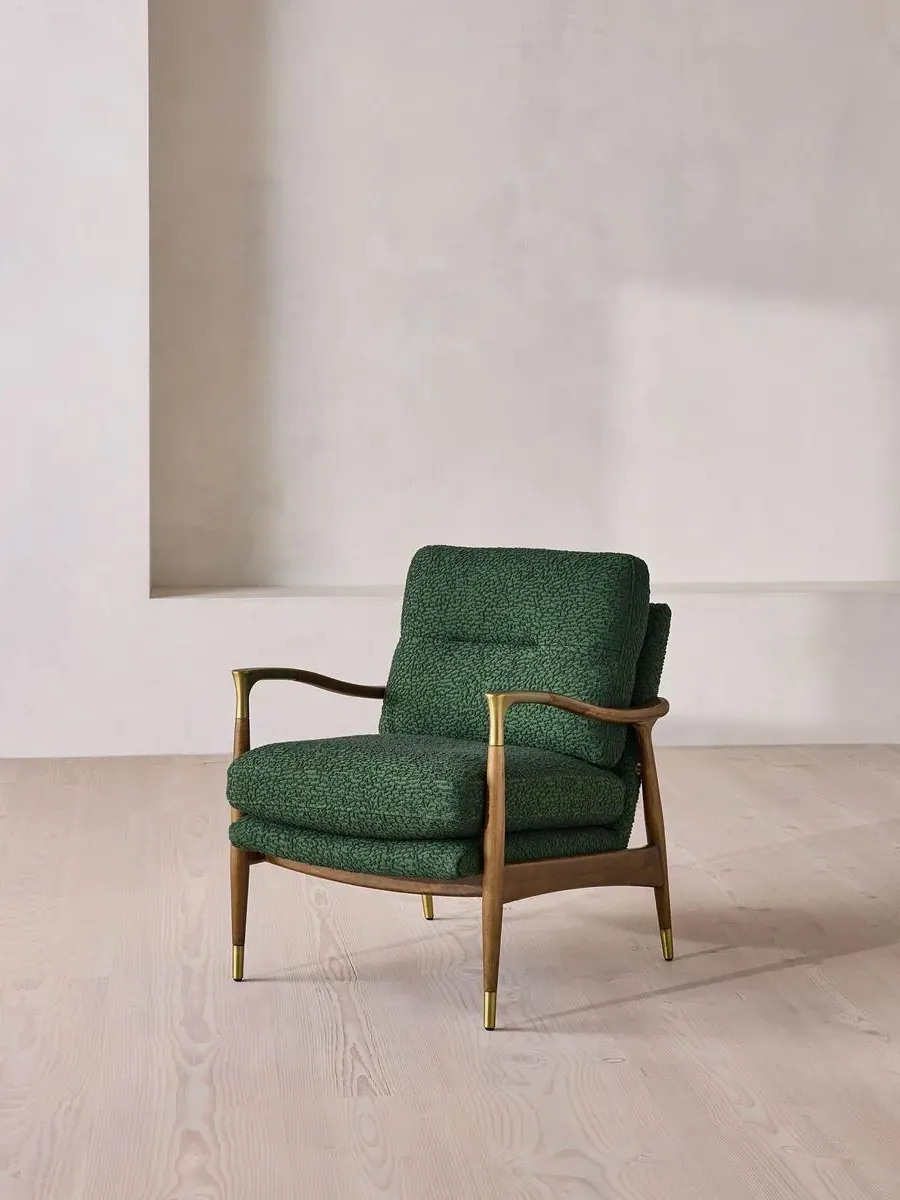 Theodore Armchair - Marine, Boucle Jacquard product