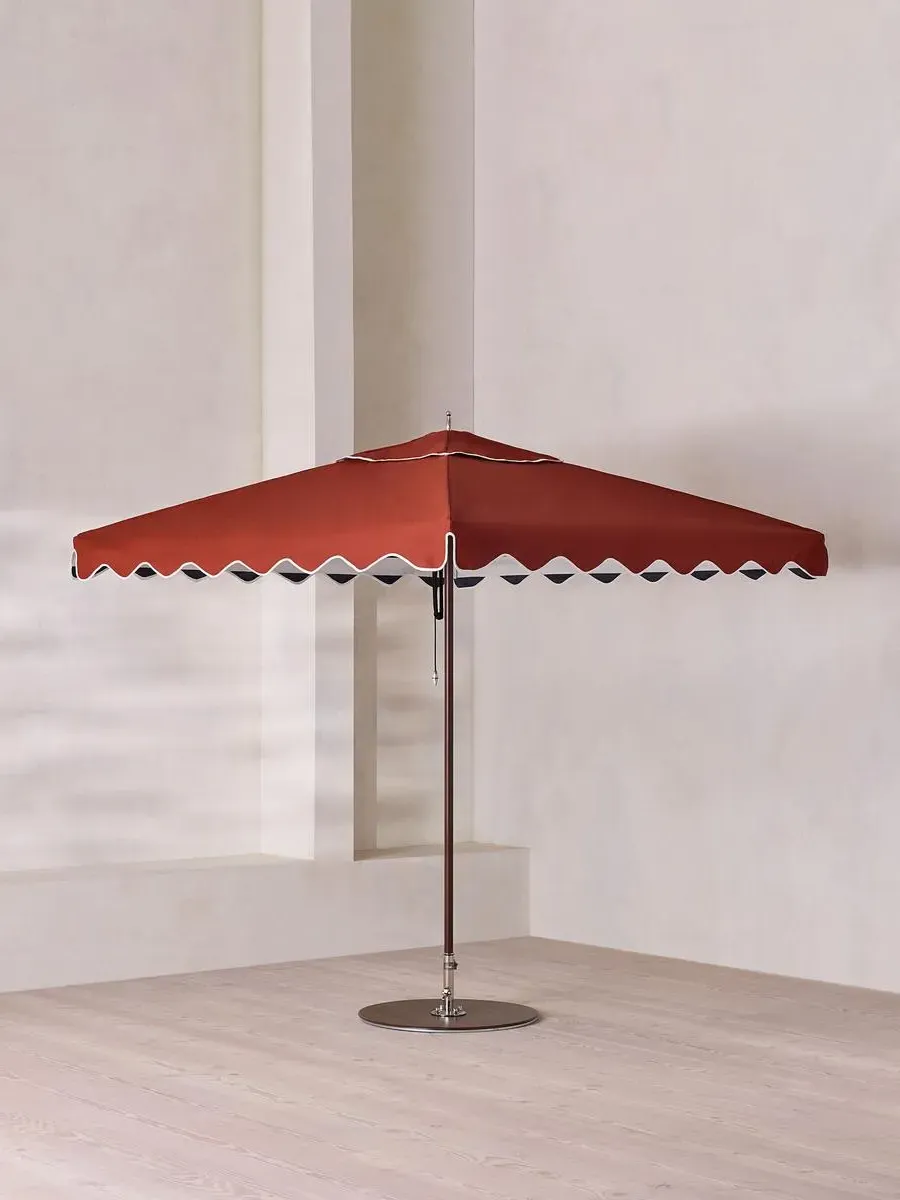 Tuuci Square Parasol - Rust, Marine-Grade product