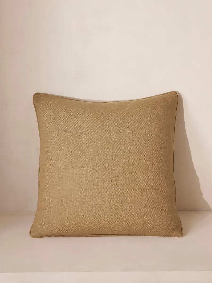 Vinnie Large Square Cushion - Wheat, Linen product