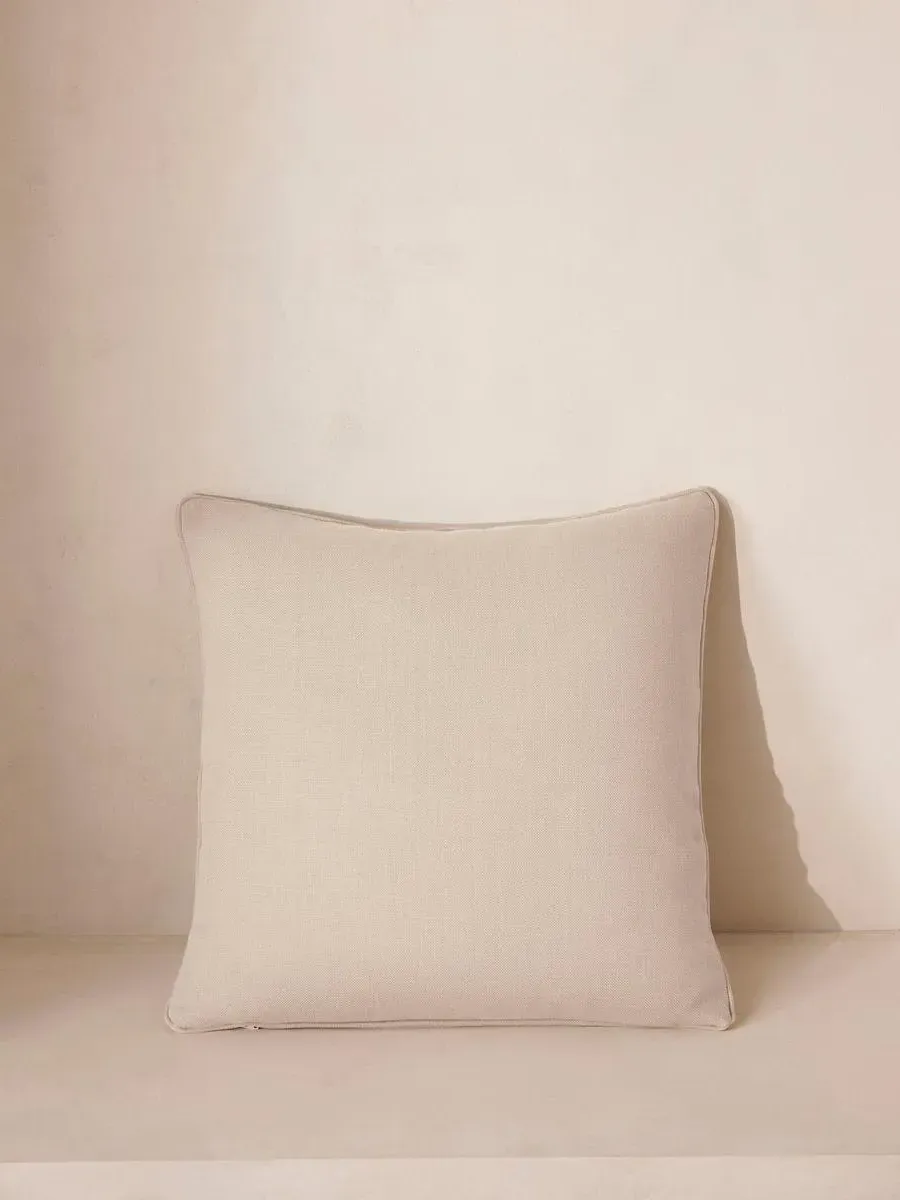 Vinnie Square Cushion - Bisque, Linen product