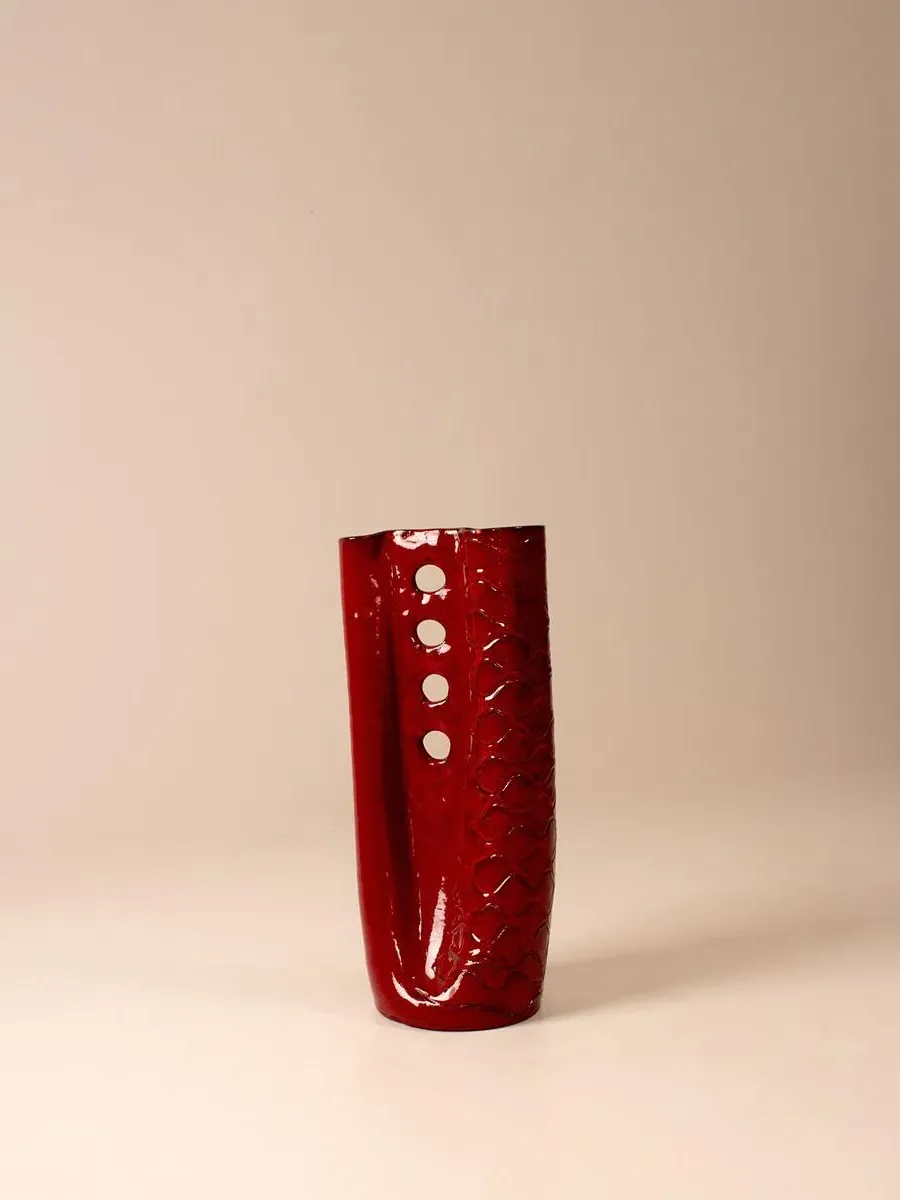 Vintage French Vase - Red product