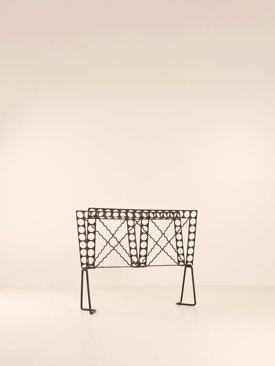 Vintage Magazine Rack - Black, Iron product