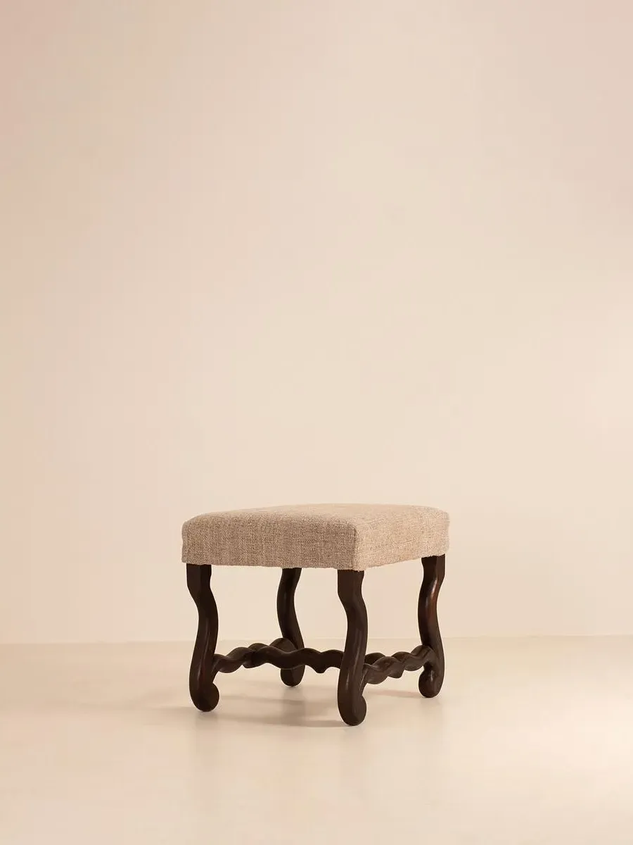 Vintage Stool - Ebonised Wood by Soho Home