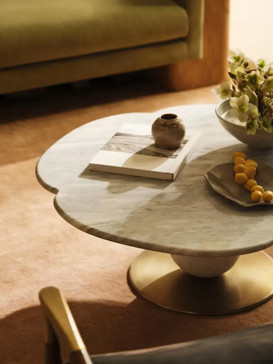 Vito Clover Coffee Table - Arabescato Marble product
