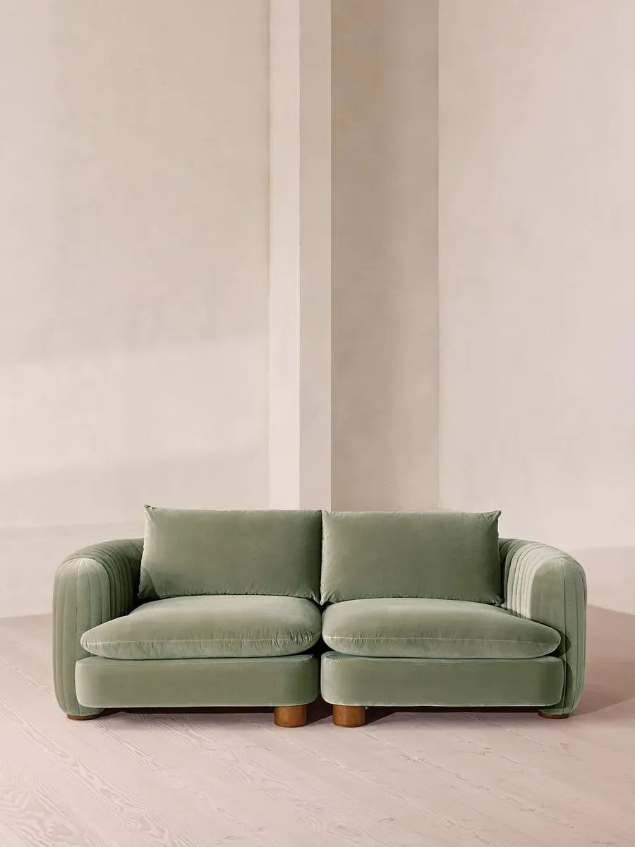 Vivienne 3-Seater Modular Sofa - Seafoam, Velvet product