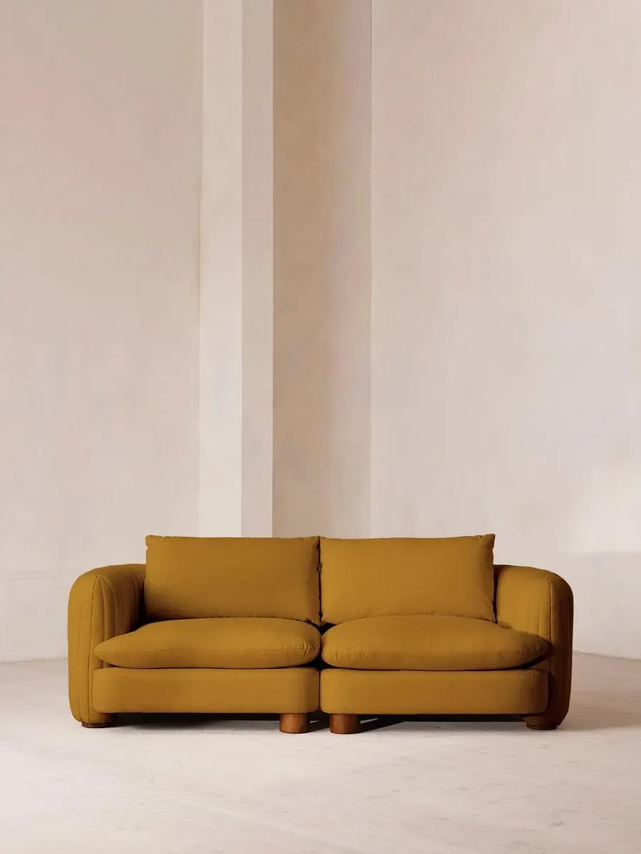 Vivienne 3-Seater Modular Sofa - Turmeric, Linen by Soho Home